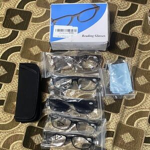 Pack of 5 Reading Glasses +2.50 | Mixed Styles | New